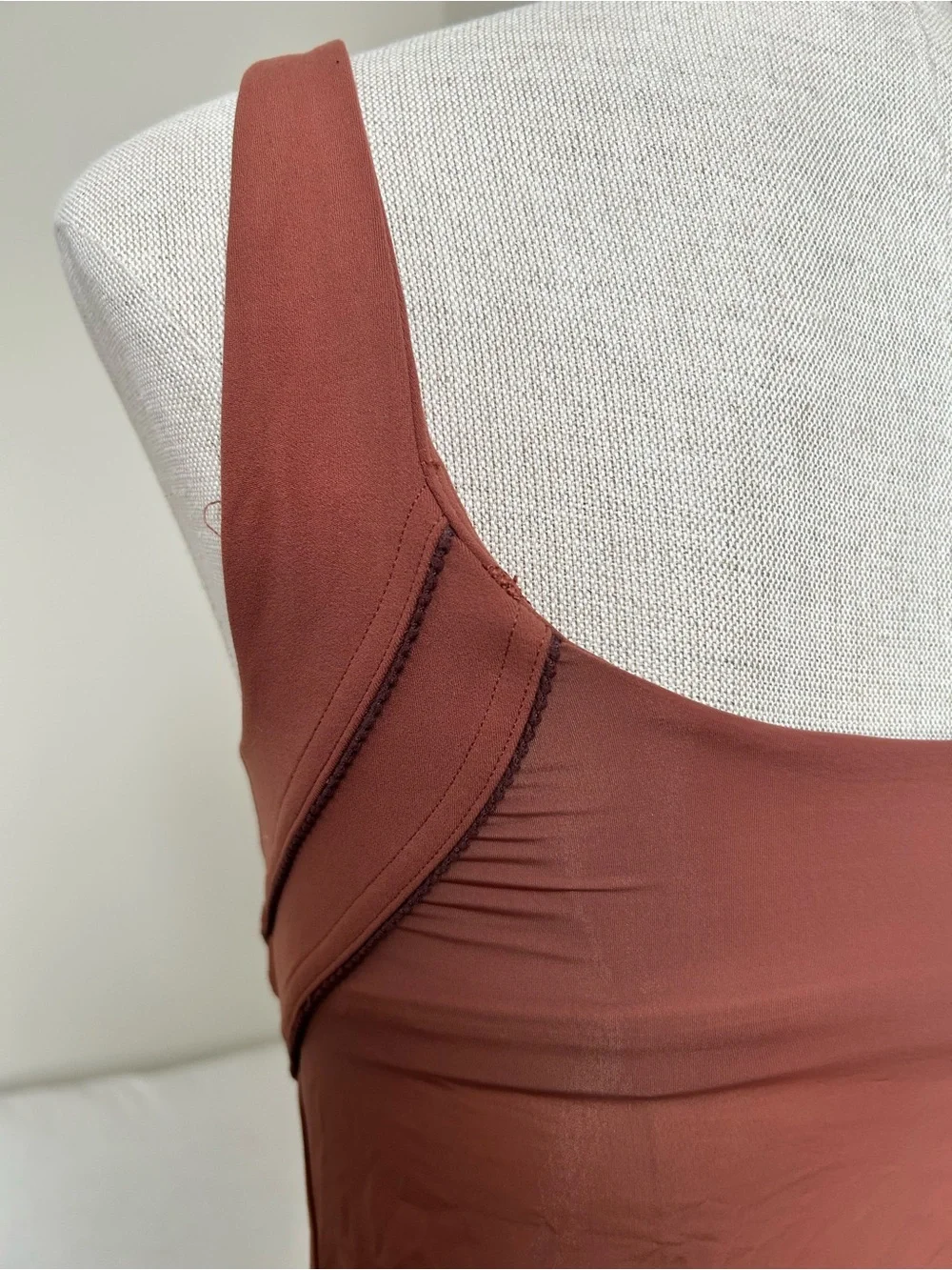 lululemon athletica Rust Square Neck Tank